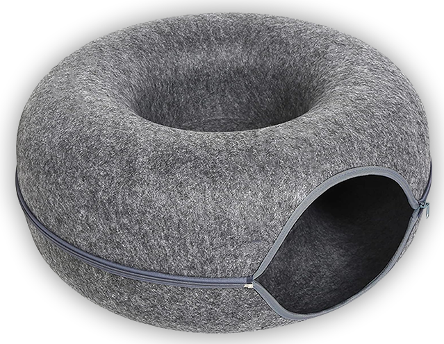 MewMew Cat Caves Charcoal Dark Grey