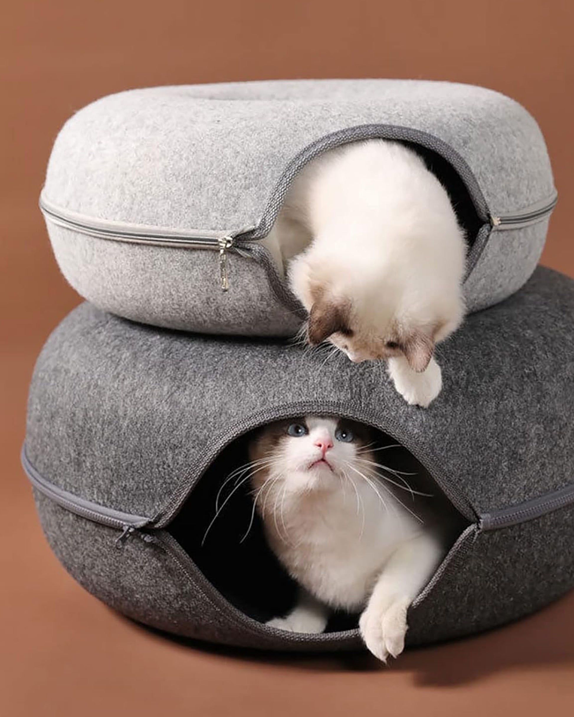 MewMew Cat Caves Charcoal Dark Grey