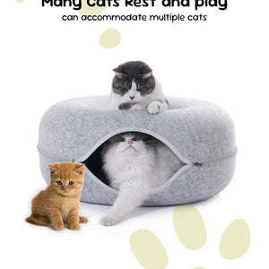 MewMew Cat Caves Charcoal Dark Grey
