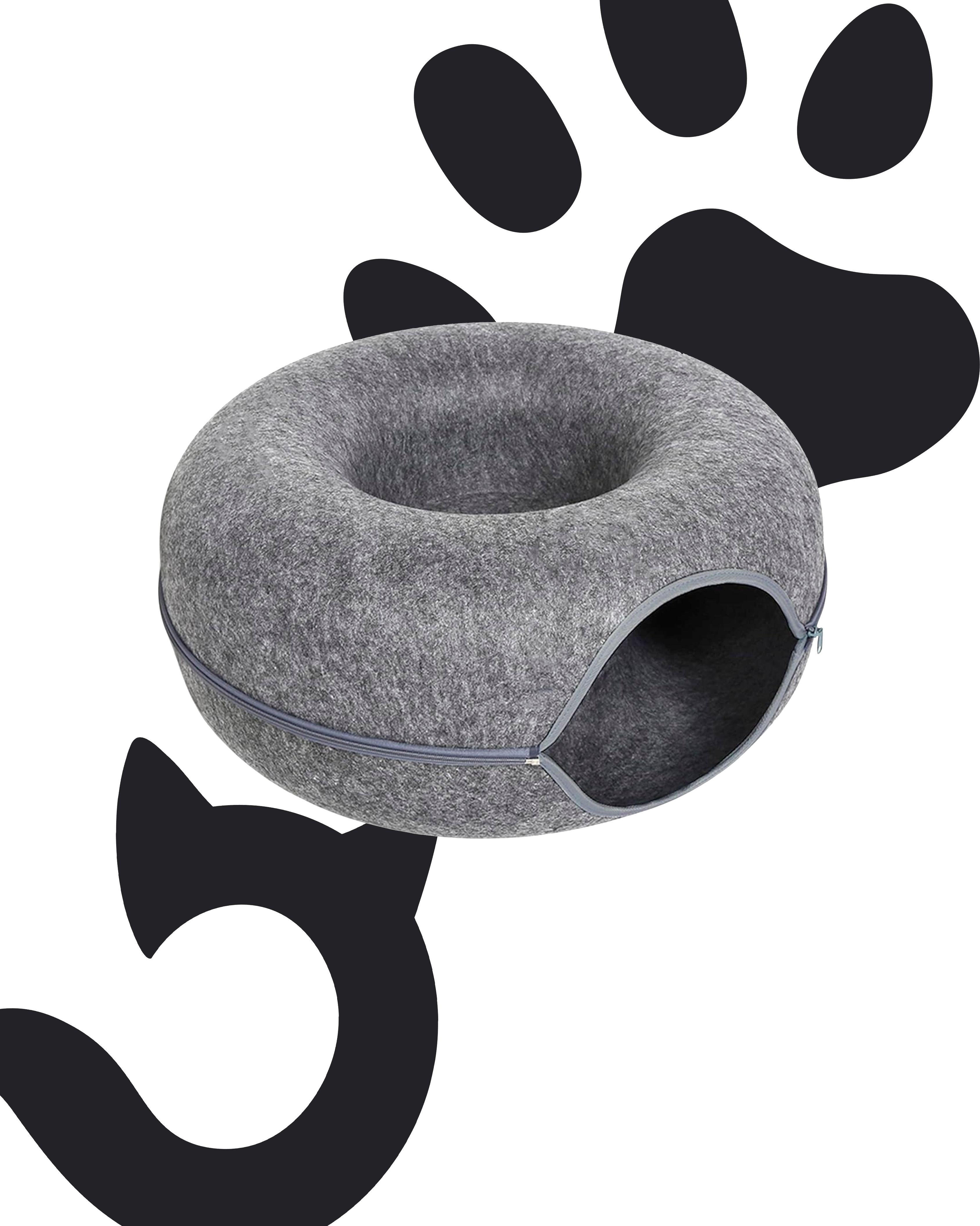 MewMew Cat Caves Charcoal Dark Grey