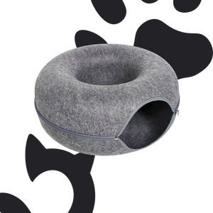 MewMew Cat Caves Charcoal Dark Grey