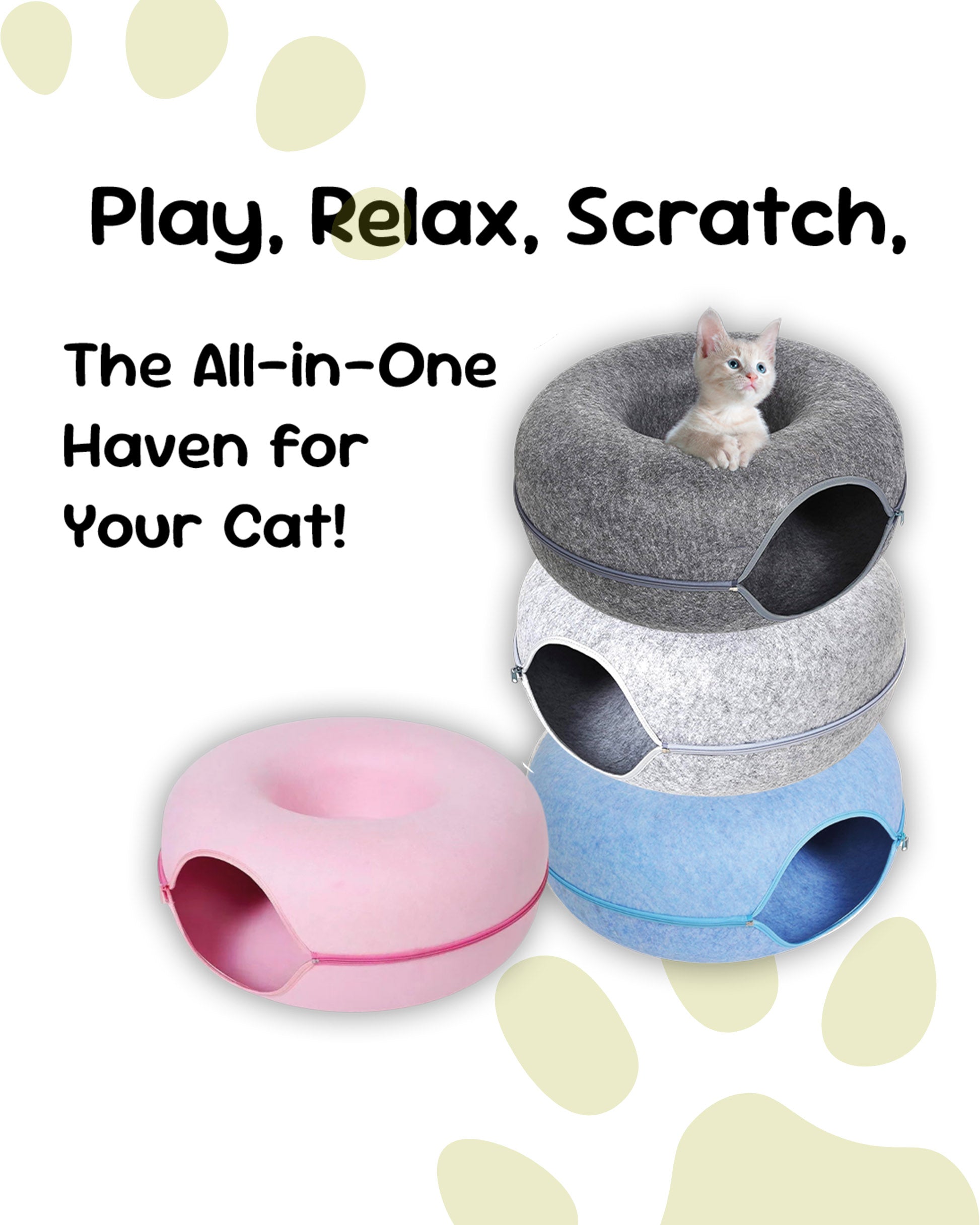 MewMew Cat Caves Charcoal Dark Grey